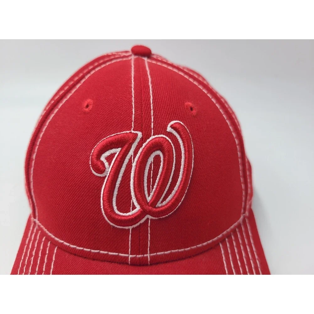 Youth Washington Nationals New Era 9Forty Snapback Hat Cap Boys MLB Baseball Red